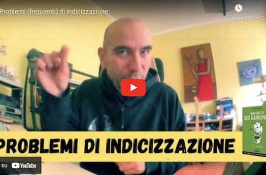 Problemi di indicizzazione