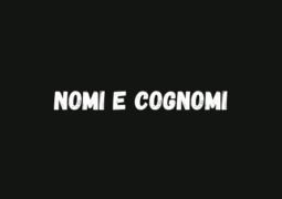 nomi e cognomi