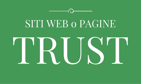 siti web pagine trust