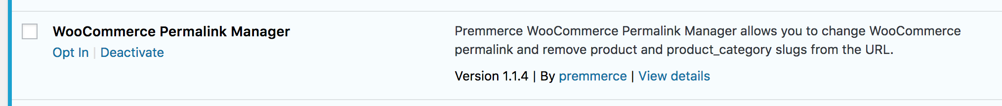 woocommerce permalink manager