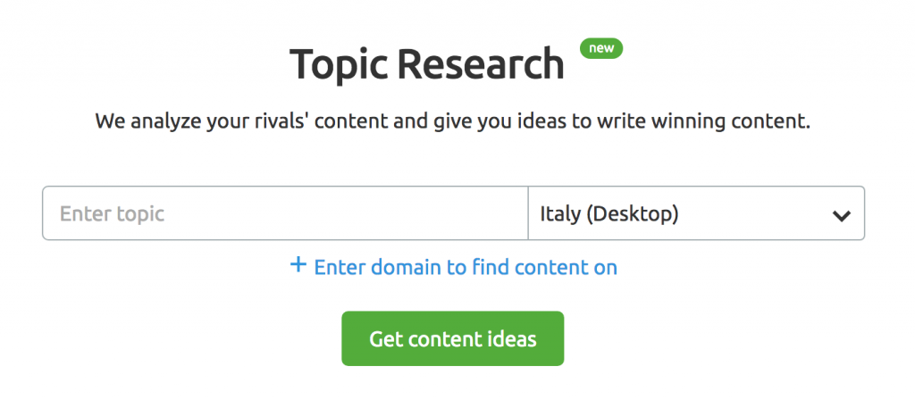 topic research tool